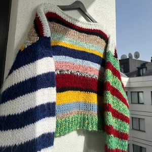 Crochet Cardigan, Hand Knitted Warm Cardigan