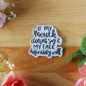 Funny Water Resistant Sticker, Sarcastic Sticker, Water Bottle Decal, Laptop Stickers