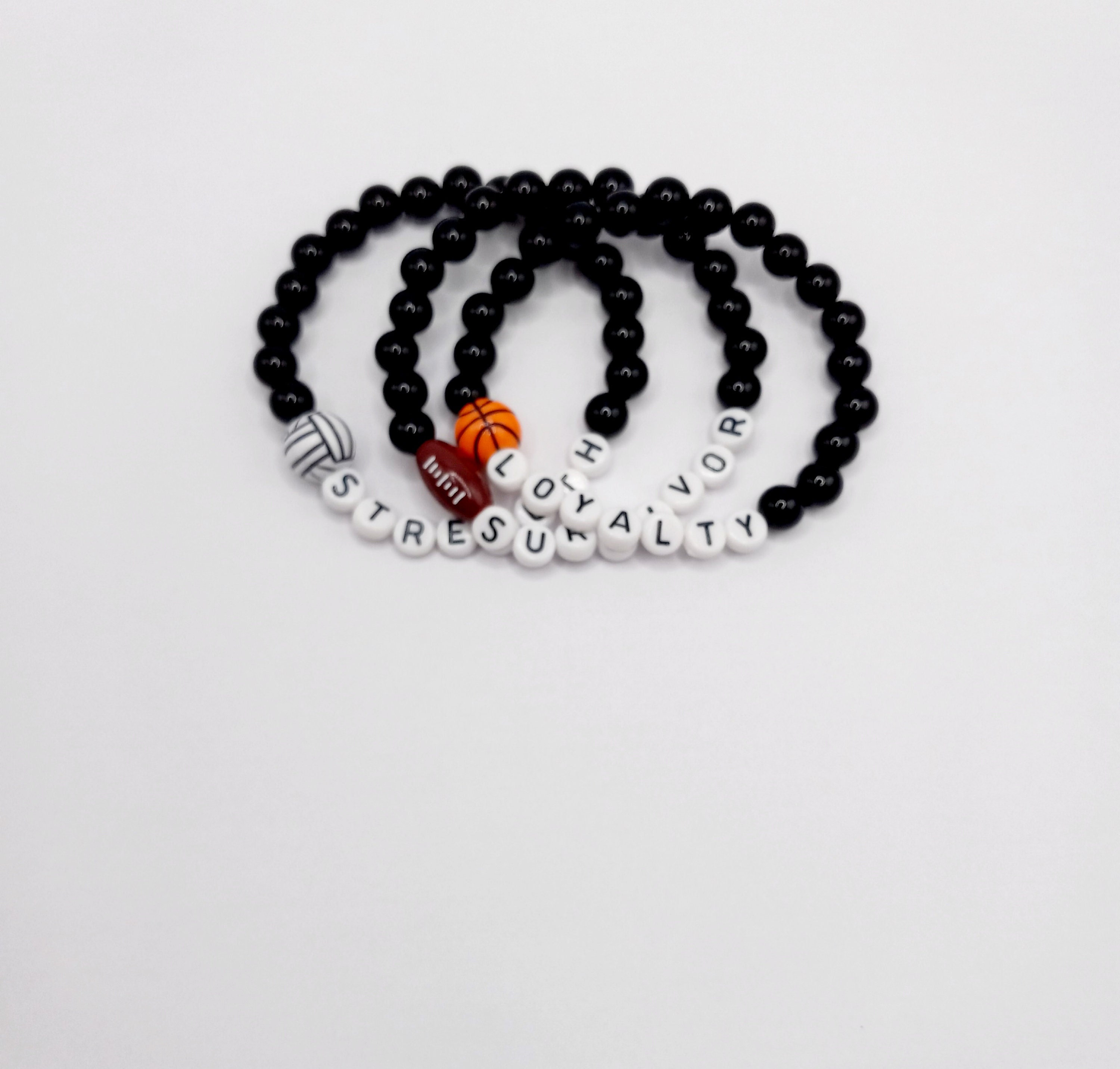 Men Sport Bracelets, Name Bracelets for Boys, Encouraging Word