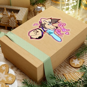 Good Girl Kiss-Cut Stickers