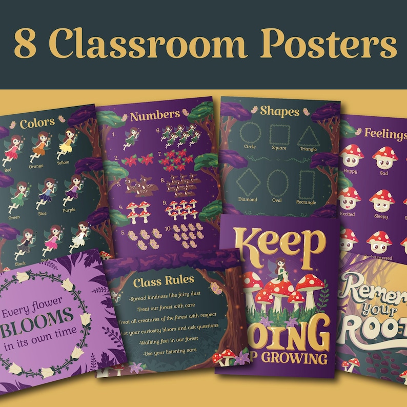 Enchanted Forest Classroom Super Bundle - Etsy