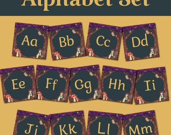 Alphabet de la forêt enchantée | Décoration de la classe