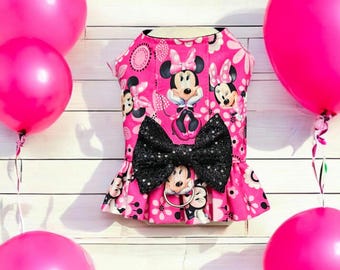 Pink Dog Harness Ruffle