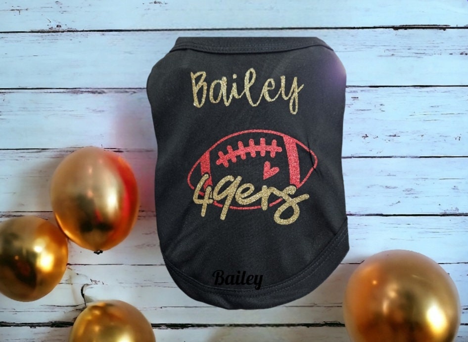 San Francisco 49er Dog T-shirt, Small to Medium Size Dogs