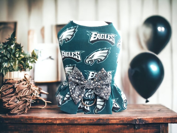 Philadelphia Eagles Dog Harness Ruffle, XXXS to XXLG