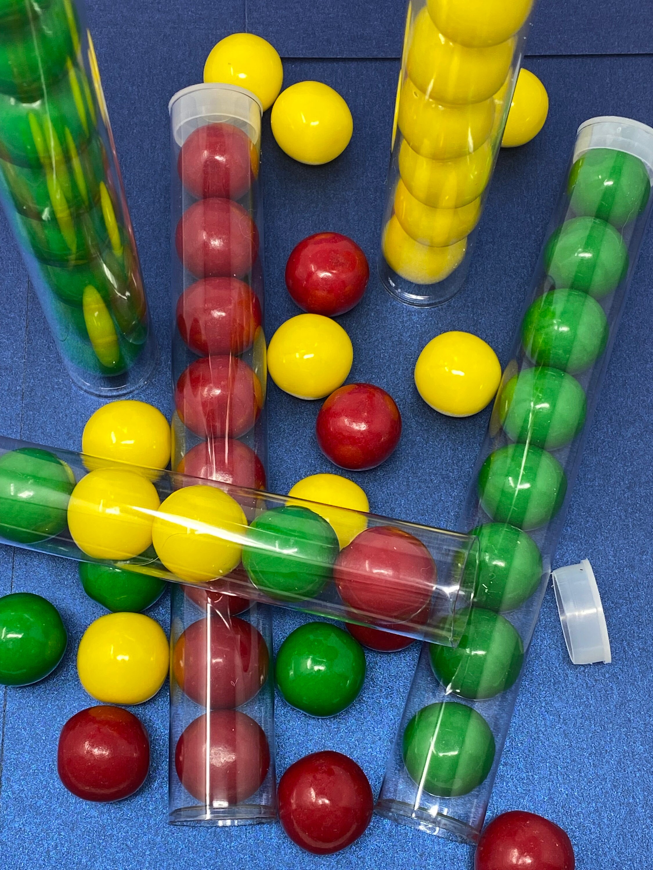 10 Clear Gumball Tubes With Caps 8 X 1 for Crafts Etsy