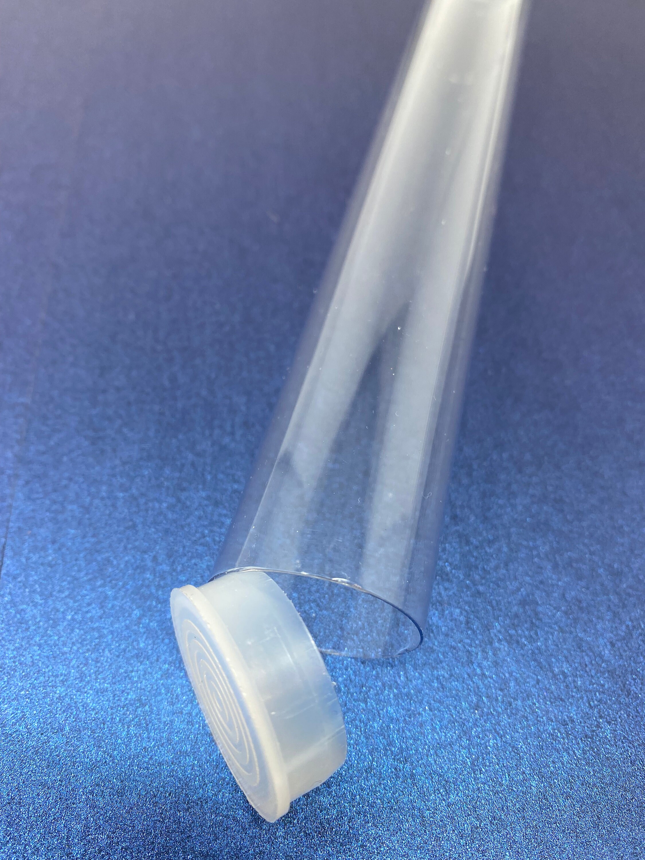 10 Clear Plastic PVC Tubes for Gumballs Candies Toys 8x1 Etsy