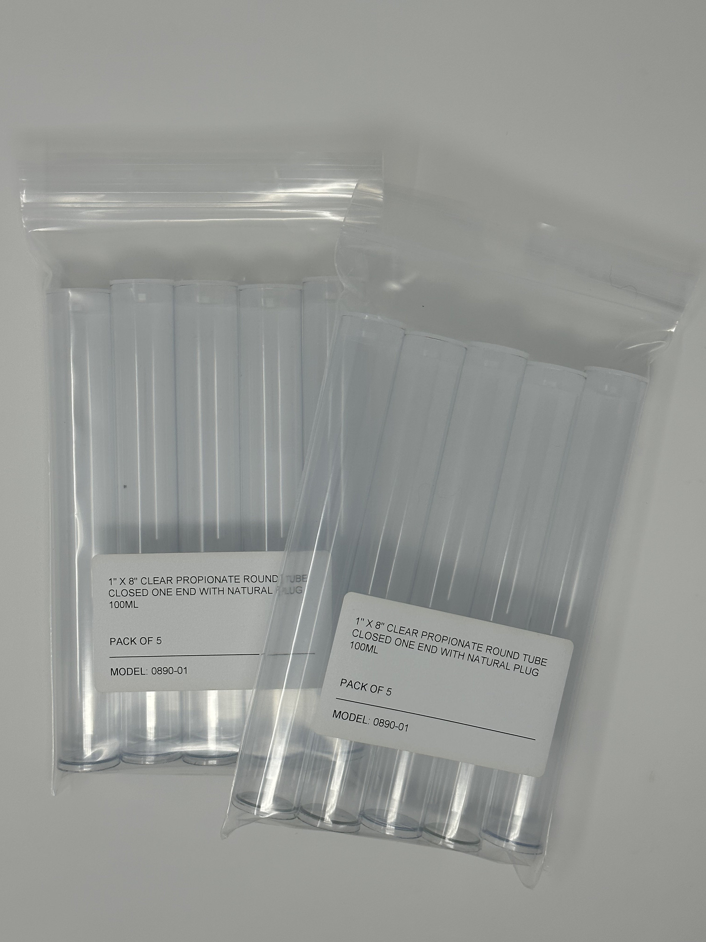 10 Clear Gumball Tubes With Caps 8 X 1 for Crafts Etsy