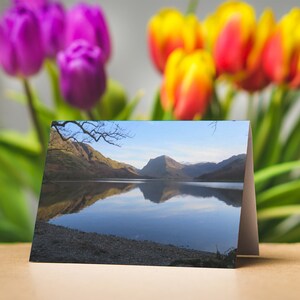 Premium Greeting Card - &quot;Buttermere Shore&quot; - 7&quot;x 5&quot; photography print on 324gsm mohawk card with envelope
