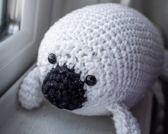 Amigurumi Harp Seal Pup Crochet Pattern | PDF Pattern | Instant Download | Amigurumi Crochet