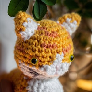 Amigurumi Marmalade Tabby Cat Crochet Pattern PDF Pattern image 1