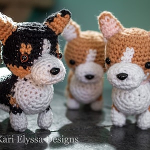 Amigurumi Corgi Dog Crochet Pattern Bundle | PDF Pattern | Instant Download | Amigurumi Crochet