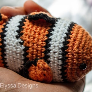 Amigurumi Clownfish Crochet Pattern | PDF Pattern | Instant Download | Amigurumi Crochet