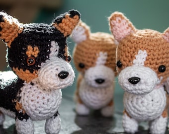 Amigurumi Corgi Dog Crochet Pattern Bundle | PDF Pattern | Instant Download | Amigurumi Crochet