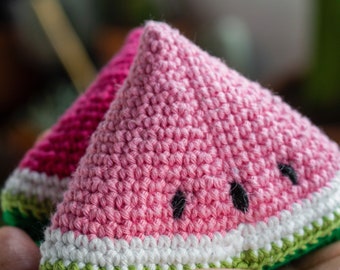 Amigurumi Sandía Cuñas Fruta Patrón Crochet / Patrón PDF / Descarga Instantánea / Amigurumi Crochet