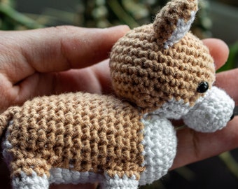 Amigurumi Red Corgi Dog Crochet Pattern PDF Pattern Instant