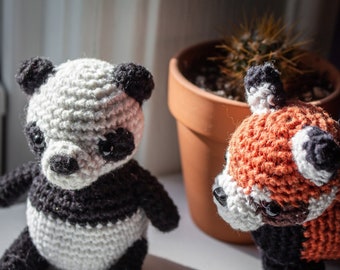 Amigurumi Panda Crochet Pattern Bundle | PDF Pattern | Instant Download | Amigurumi Crochet