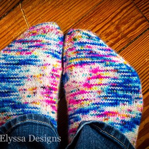 Basic Ankle Socks Knitting Pattern PDF Pattern Instant image 7