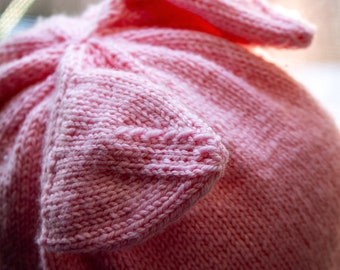 Meow Cat Hat Knitting Pattern | PDF Pattern | Instant Download | Hat Knitting