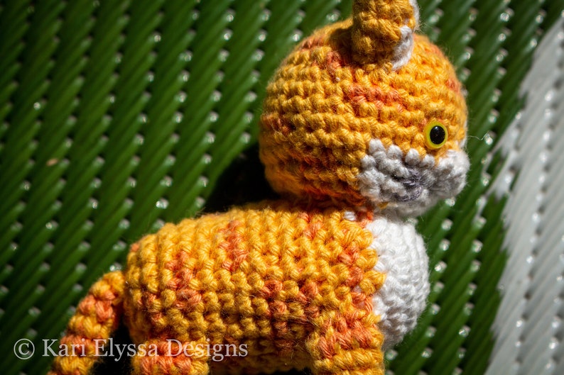 Amigurumi Marmalade Tabby Cat Crochet Pattern PDF Pattern image 7
