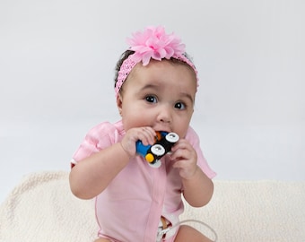 Adaptive Baby Bodysuit | G-Tube, Port & Catheter Friendly Blush