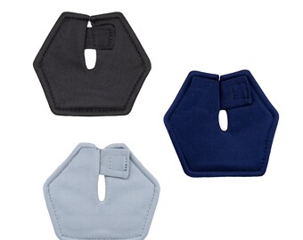 Black / Navy / Gray G-tube pads 3 Pack, Unisex Feeding tube dressing