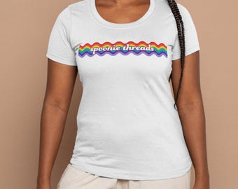 Spoonie Threads Rainbow Graphic - Digital Download