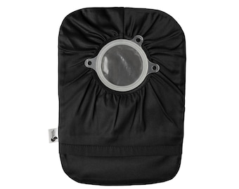 Black Elastic Ostomy Bag Cover, Neutral Ilesotomy Pouch, Adjustable Colostomy Bag Cover, Stoma Pouch Cover