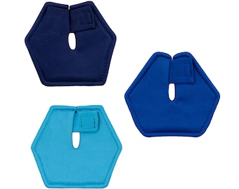 Blues G-tube pads 3 Pack, Unisex Feeding tube dressing