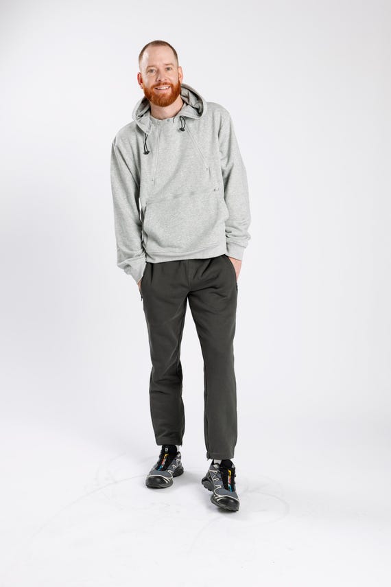 Sudadera Con Capucha Y Cremallera De Acceso En Bloques De Color