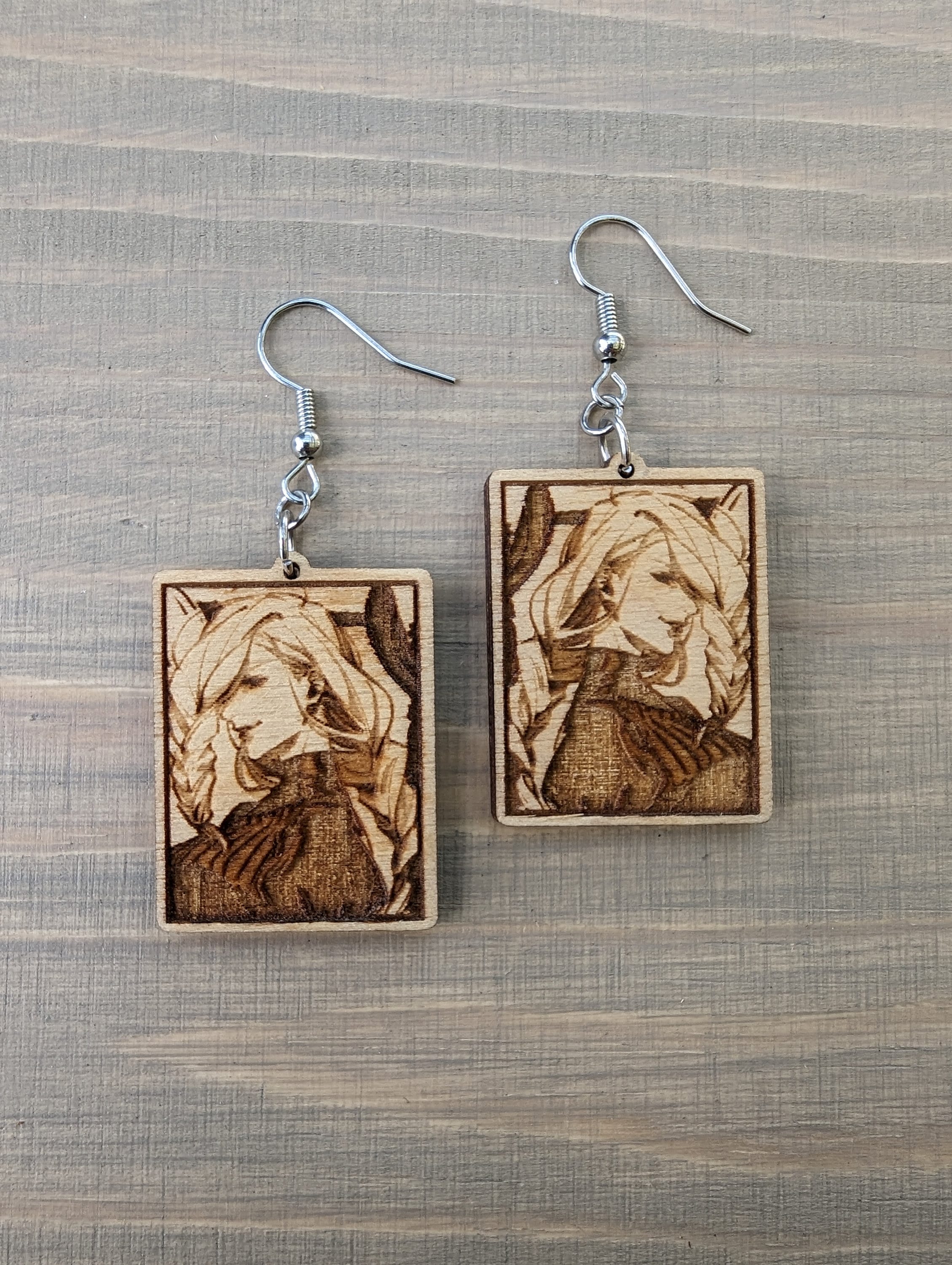 Mei Mei (jujitsu Kaisen) Wooden Earrings - Etsy