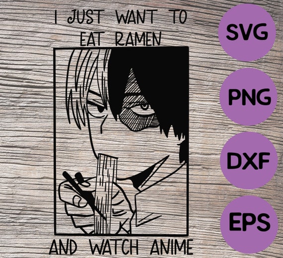 Shoto Todoroki My Hero Academia I Just Want To Eat Ramen And Etsy Uk