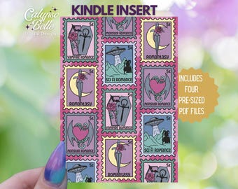 Kindle Insert: Romance Stamps for Clear Case (Digital Download)