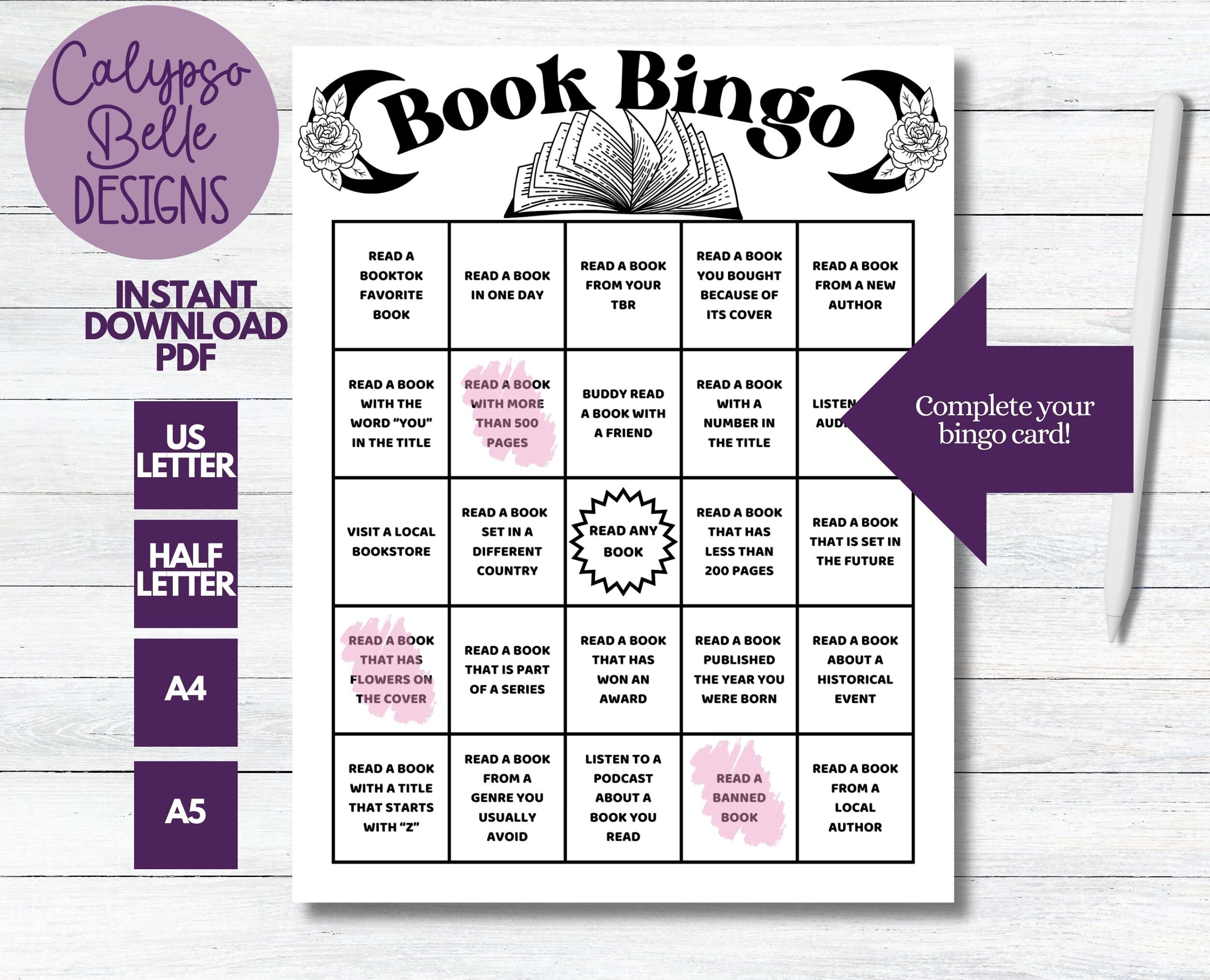 Libri Bingo 8 Pagine - Ticket Per Tombola Da 6 O 12 Cartelle - Non Marcati