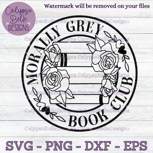Moreel grijze boekenclub SVG/trigger waarschuwing SVG/Dark Romance SVG/leeszuchtige SVG/boek minnaar SVG/Fantasy romantiek/lezen SVG PNG, EPS
