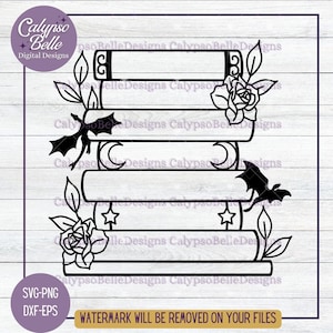 Blanko-Bücher-Stack, Romance Smut Buch svg, Bücher-Stack svg, mystisches Buch, Fantasy-Regal, Drachenregal, Buchliebhaber, Buch svg, Regal svg png