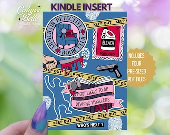 Thriller Reader Kindle Insert for Clear Case (Digital Download)