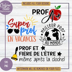 Merci professeur svg, Prof francês, Enseignant svg, Enseignante svg, Prof français, Prof en vacances, Super prof, Enseigner teacher SVG, PNG