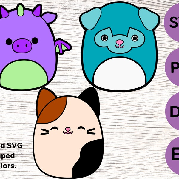 Squishmallow Template Cricut Etsy UK