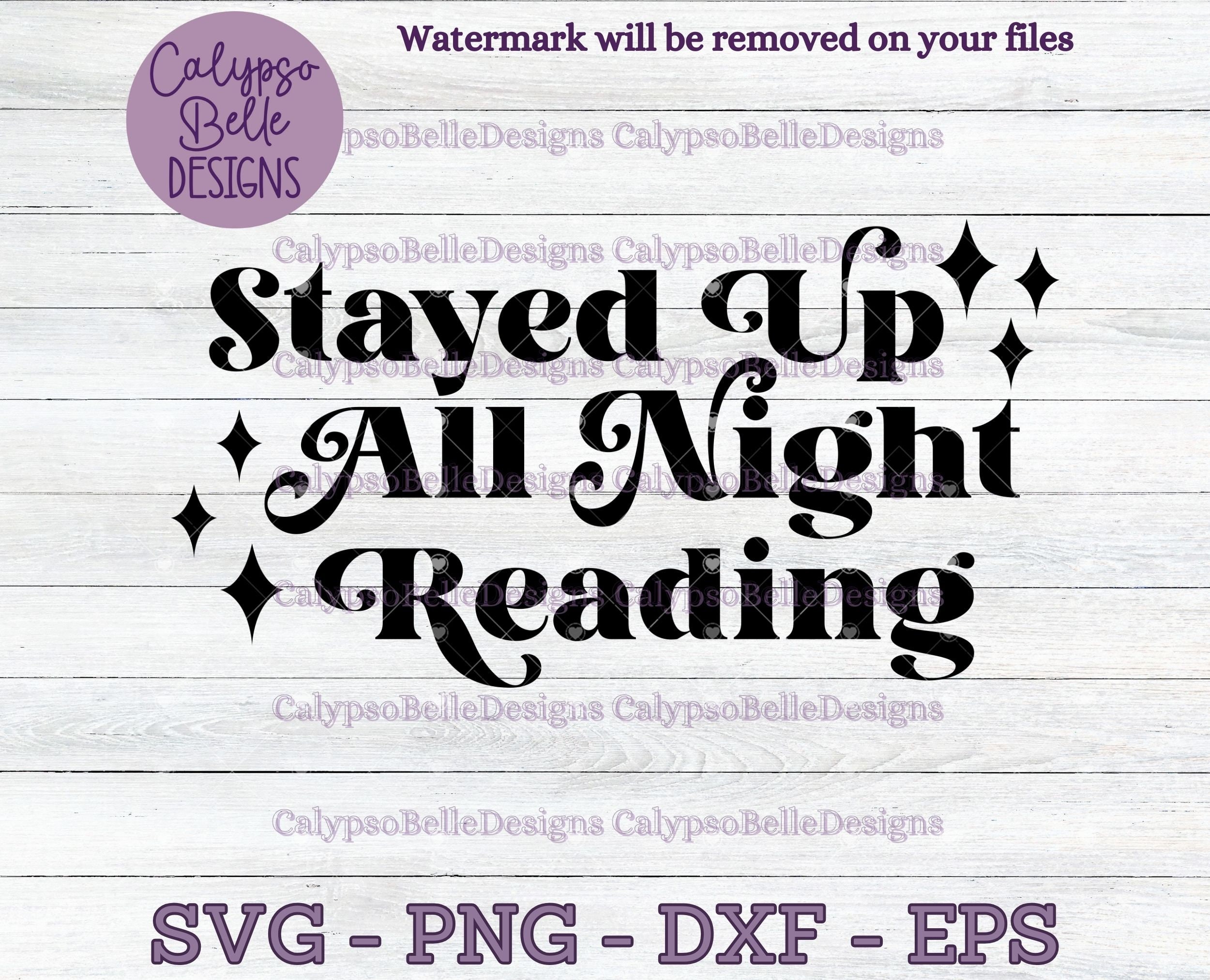 Stayed up All Night Reading Svg, Late Night Reader Svg, Book Club Svg ...