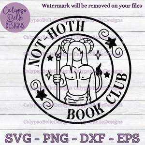 Not-Hoth Book Club svg, Sci Fi Romance svg, Not-Hoth svg, Reader svg, Alien Smut svg, Ice Planet Barbarians svg, Ruby Dixon, IPB, Smut svg