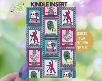 Kindle Insert: Mystery Reader Stamp Design (Digital Download)