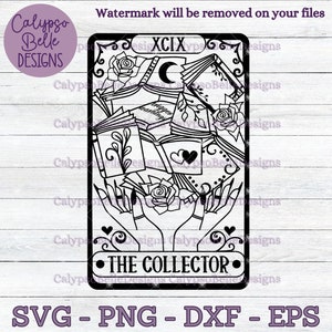 The Reader Tarot Card SVG, Romance Reader SVG, Smut Reader SVG, Book Collector SVG, Booktok SVG, Enemies to Lovers SVG, The Reader Tarot PNG