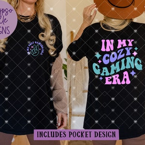 In My Cozy Gaming Era svg / Era svg / Cozy Gamer svg / Cozy Gaming svg / Gamer Girl svg / Retro Gamer Png / Trendy svg / Pocket SVG PNG image 2