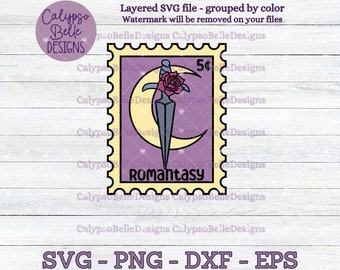 Romantasy Trope, Book svg, Reading svg, Bookish Trope Stamps svg, Romance Reader svg, Smut svg, Fantasy svg, Romantasy svg png