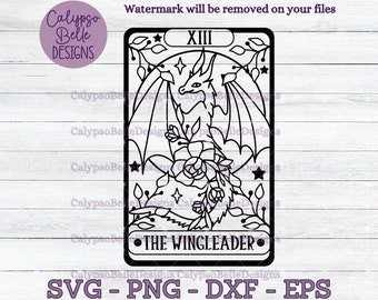 The Reader Tarot Card svg, Book svg, Fantasy Reader tarot svg, Romance Reader svg, Wingleader svg / Bookish svg, Book Lover, TBR SVG png