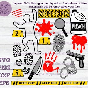 True Crime svg / Crime svg / True Crime Junkie svg / Murder scene / Crime scene svg / Detective svg / Bundle True Crime SVG, PNG