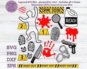 Svg True Crime / Crime svg / True Crime Junkie svg / Scène de meurtre / Scène de crime svg / Détective svg / Bundle True Crime SVG, PNG