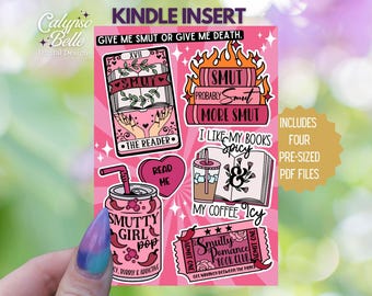 Smut Reader Kindle Insert for Clear Case (Digital Download)