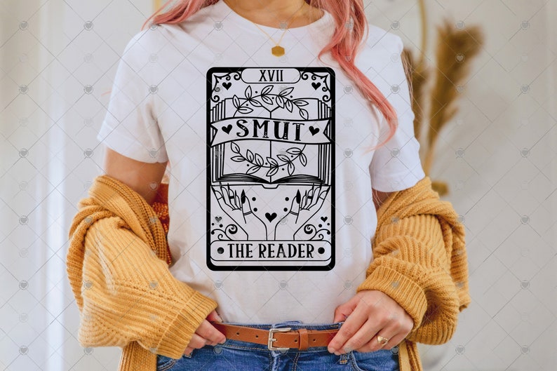 Smut Reader Tarot Card Svg Romance Smut Book Svg Enemies Etsy 